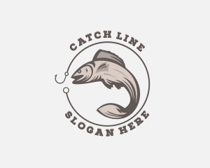 Hook - Fisherman Hook Fishing logo design