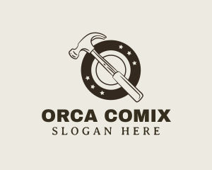 Utility - Carpenter Hammer Repair logo design