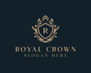 Royalty Shield Crown logo design