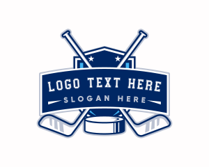 Hockey Stick - Hockey Sports Team logo design