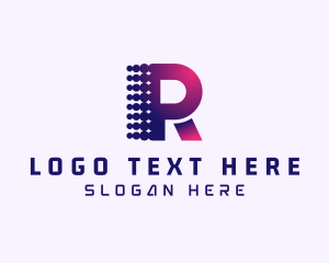 Tech - Generic Tech Letter R logo design