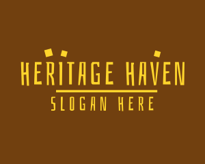 History - Ancient Prehistoric Design logo design
