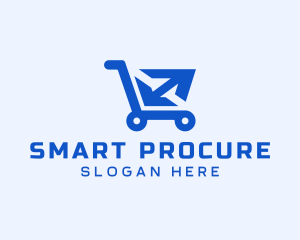 Procurement - Package Shopping Cart logo design