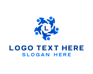 Community People Support logo design