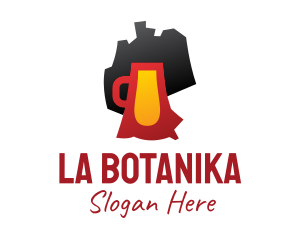 Brewer - German Pub Map logo design