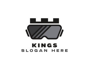 VR King Gaming logo design