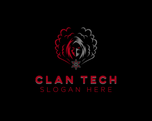Clan - Ninja Warrior Clan logo design