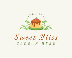 Sweet Pudding Dessert logo design