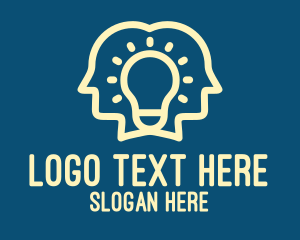 Studying - Bright Idea People logo design