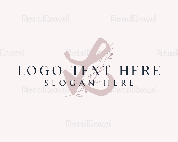 Feminine Floral Beauty Logo