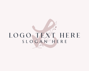 Handwritten - Feminine Floral Beauty logo design