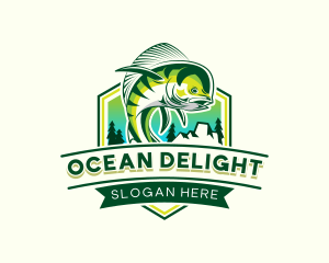 Seafood - Fish Seafood Fishing logo design