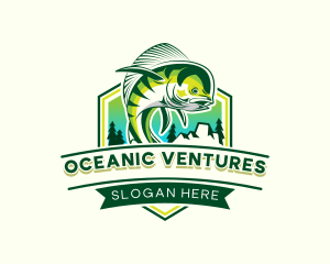 Fish Seafood Fishing logo design