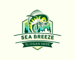 Fish Seafood Fishing logo design