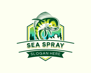 Fish Seafood Fishing logo design