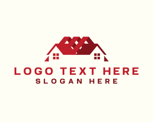 Logistic Hub - Real Estate House Roof logo design