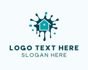 Modern - House Improvement Painter logo design