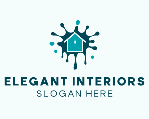 House Improvement Painter  logo design