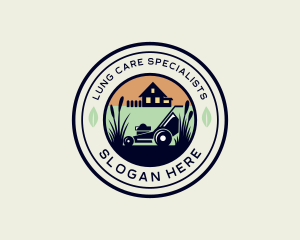 Lawn Care House Garden logo design