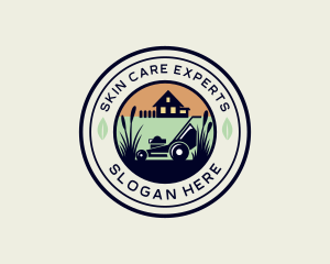 Lawn Care House Garden logo design