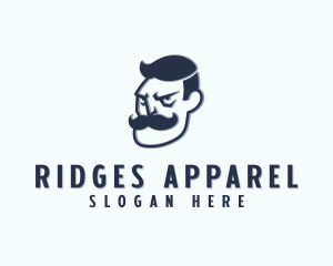 Mustache Man Apparel logo design