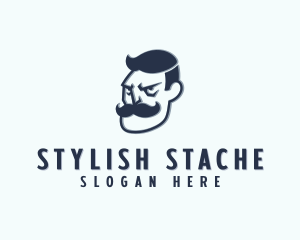 Mustache - Mustache Man Apparel logo design