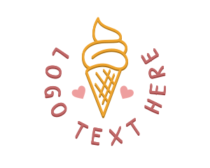 Creamery - Ice Cream Snack logo design