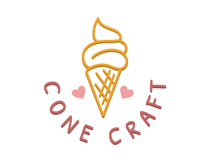 Ice Cream Snack logo design