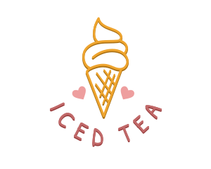 Ice Cream Snack logo design