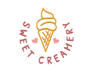 Ice Cream Snack logo design