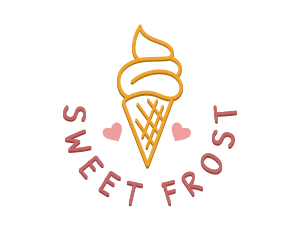 Ice Cream Snack logo design