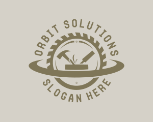 Lumberjack Tools Orbit logo design