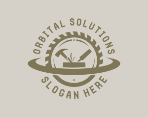 Lumberjack Tools Orbit logo design