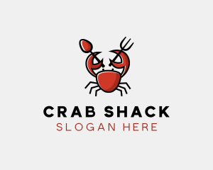 Crab Seafood Restaurant logo design