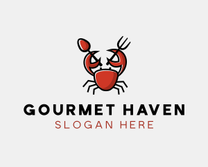 Crab Seafood Restaurant logo design