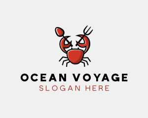 Crab Seafood Restaurant logo design