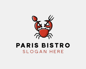 Crab Seafood Restaurant logo design