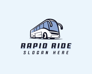 Bus - Travel Shuttle Bus logo design