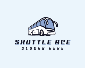 Travel Shuttle Bus logo design