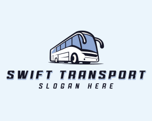 Travel Shuttle Bus logo design