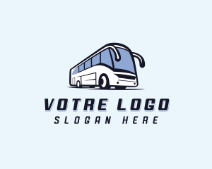 Transport - Travel Shuttle Bus logo design
