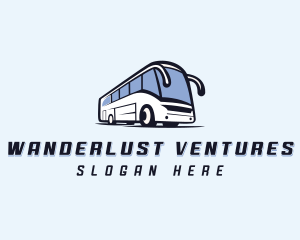 Travel Shuttle Bus logo design