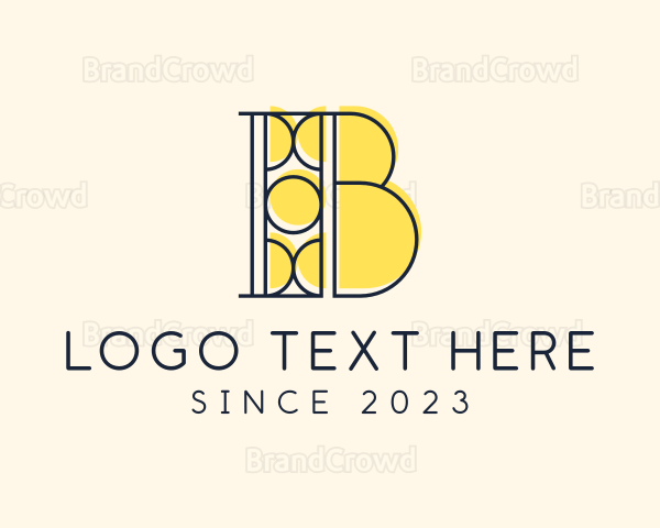 Interior Designer Letter B Logo
