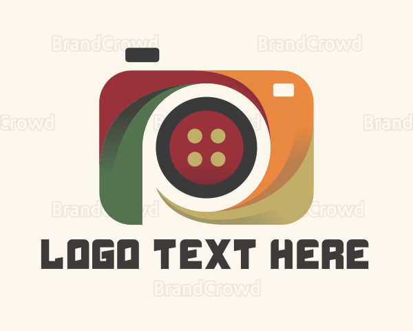 Colorful Camera Button Logo