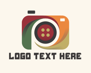 Photgraphy - Colorful Camera Button logo design