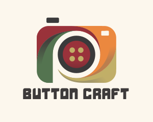 Button - Colorful Camera Button logo design