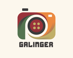 Photo - Colorful Camera Button logo design