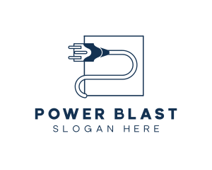 Electric Power Plug logo design