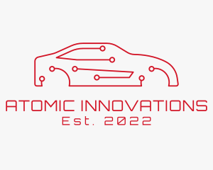 Techno Car Circuit logo design