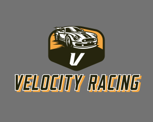 Sports Car Racing Vehicle logo design